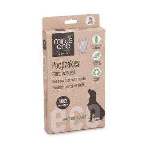 Minus One draagbare poepzakjes 60 stuks