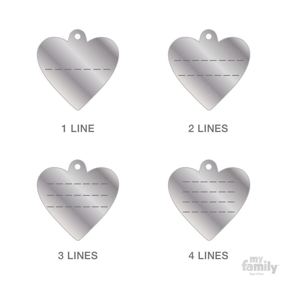 Adrespenning hart small