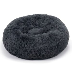 Pluche ligmand Yali donkergrijs