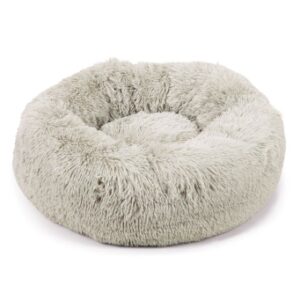 Pluche ligmand Yali lichtgrijs