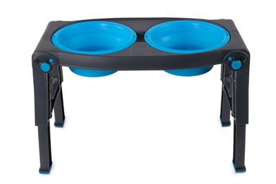 Popware adjustable height pet feeder