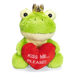 Valentijn pluche prins kikker