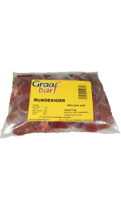 Graafbarf rundernieren 6 x 1 kg zakje