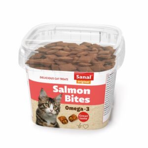 Sanal snack kat salmon bites cup 75 gram
