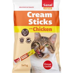 Sanal snack kat cream sticks 75 gram