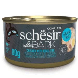 Schesir after dark pate kip en kwartel ei 80 gram