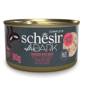 Schesir after dark pate kip en rund 80 gram