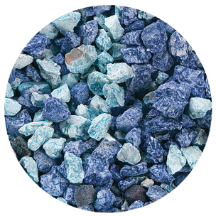 Siersteen fegro blauw 900 gram