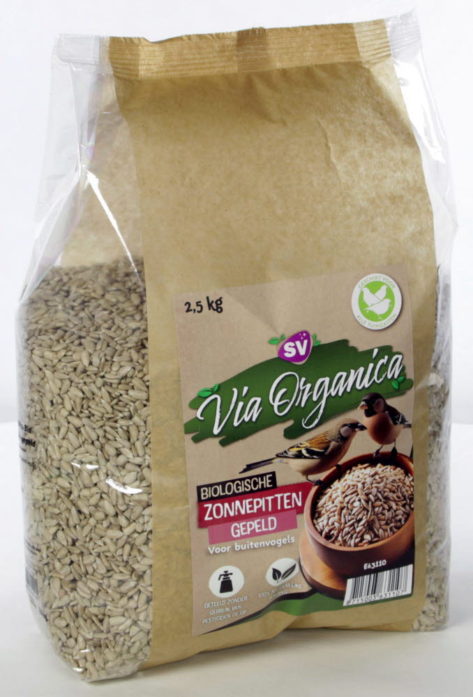 Via Organica Zonnepitten gepeld biologisch 2,5 kg