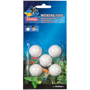 Weekendvoer voor vissen