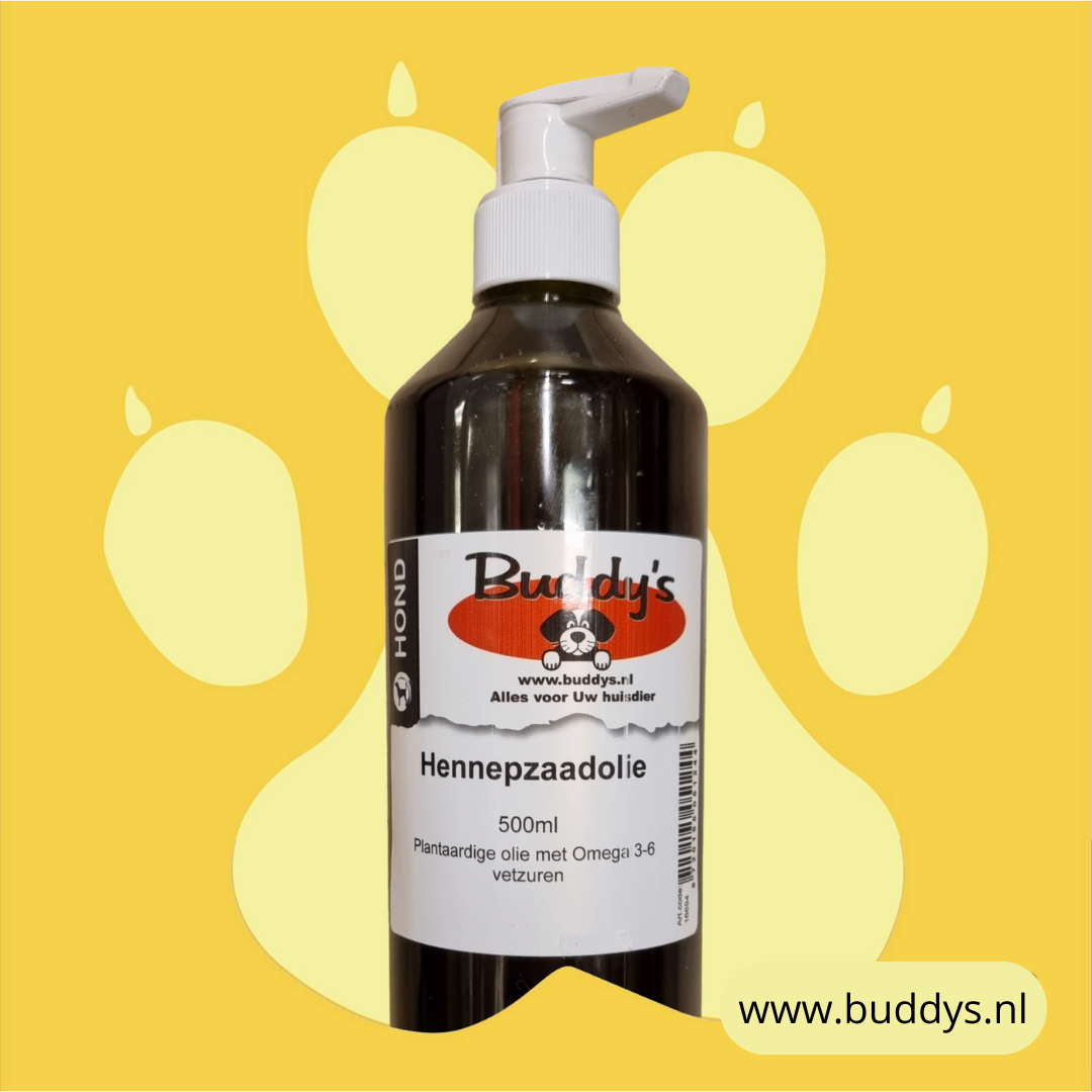 Buddy's Natuurlijke Hennepzaadolie 500 ml