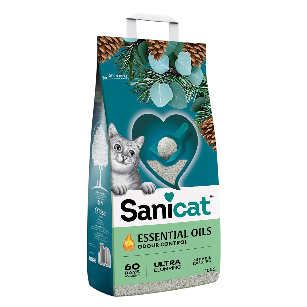 Sanicat Essential Oils Cederhout en Eucalyptus 10 kg