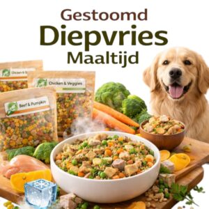Diepvries gestoomd