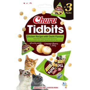 Churu Tidbits Chicken Dashi Flavour 3x12 gram