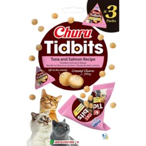 Churu Tidbits Tuna & Salmon 3x12 gram