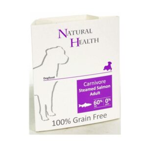 Natural Health Dog Steamed Carnivore Salmon 395 gram