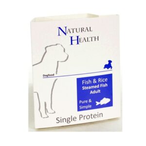 Natural Health Dog Steamed P&S Fish & Rice 395 gram